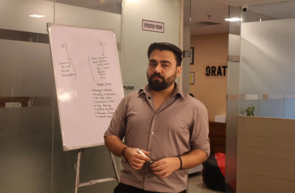 Samad shoeb explained 5 step method about Breath Control for Public Speaking
