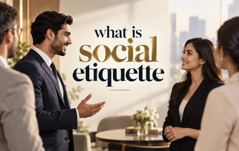 What is social etiquette?