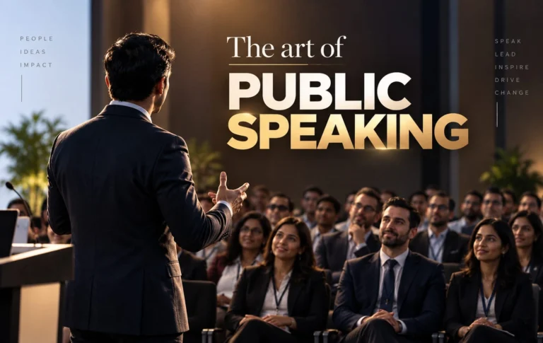 Best business coach Samad Shoeb explained about the art of public speaking