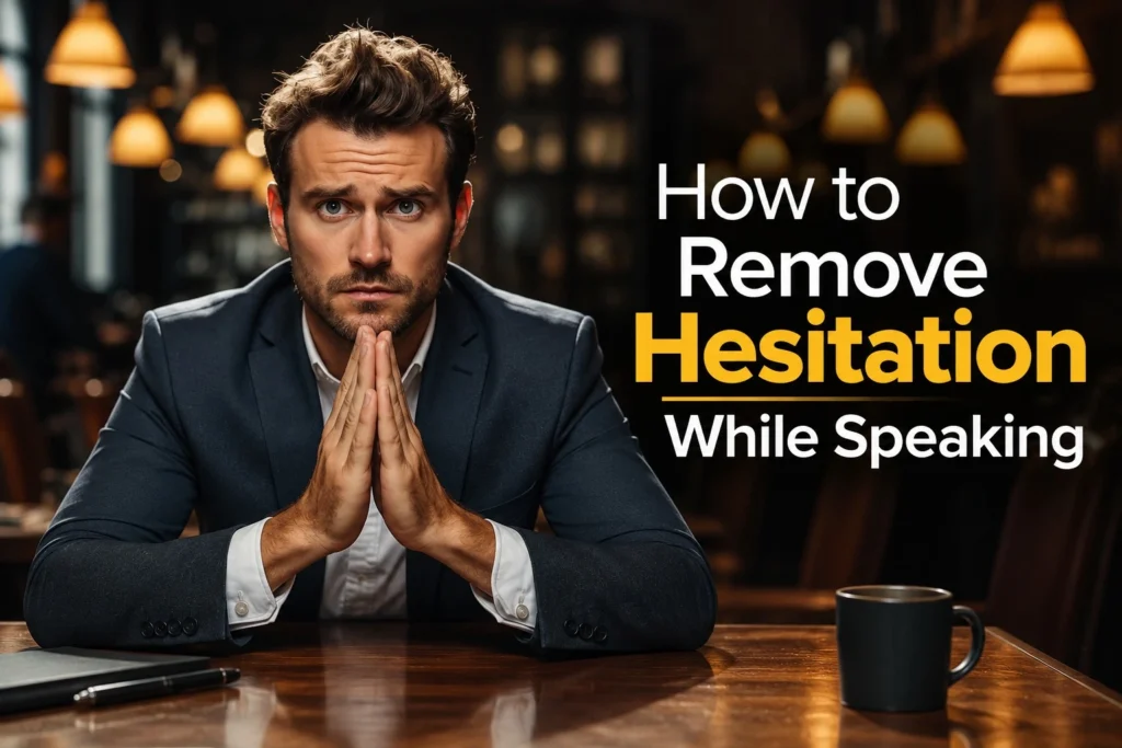 How to remove hesitation while public speaking - Samad Shoeb